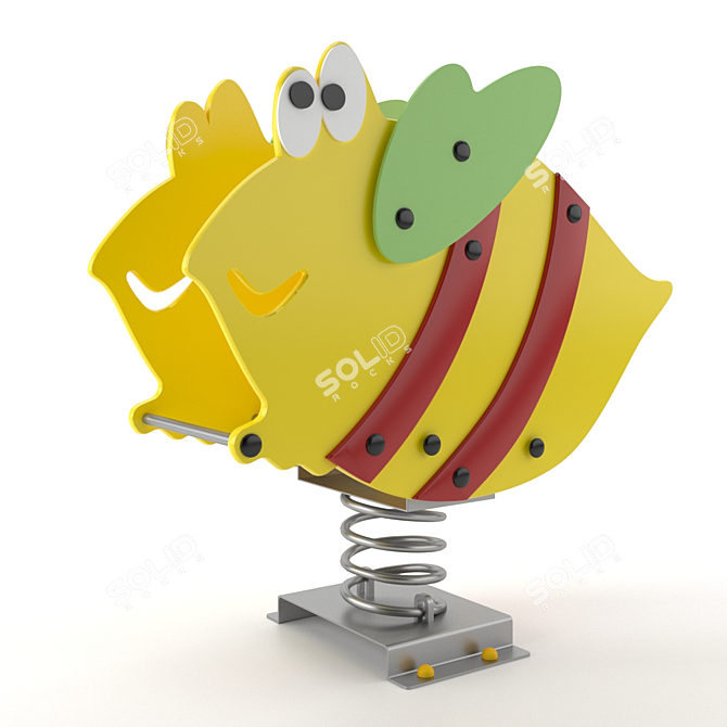 Buzzing Bee Swing Toy 3D model image 2