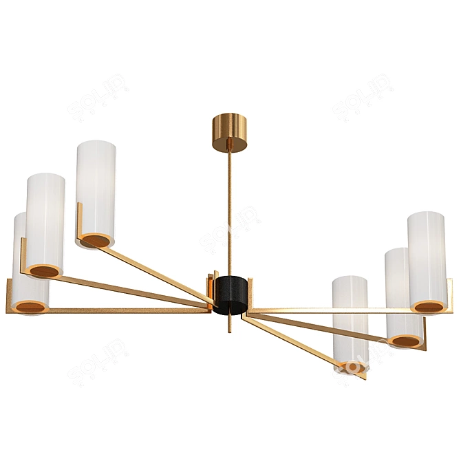 Elegant Vonnie Lamp 3D model image 1
