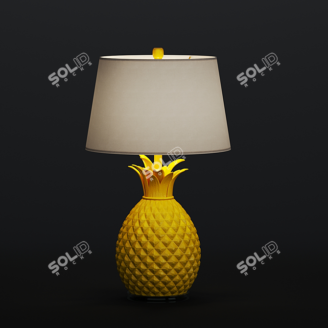Modern Full House Table Lamp 3D model image 3