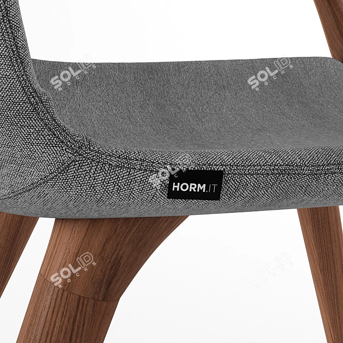Ginevra Horm Italia Chair: Sleek Design, Maximum Comfort 3D model image 4