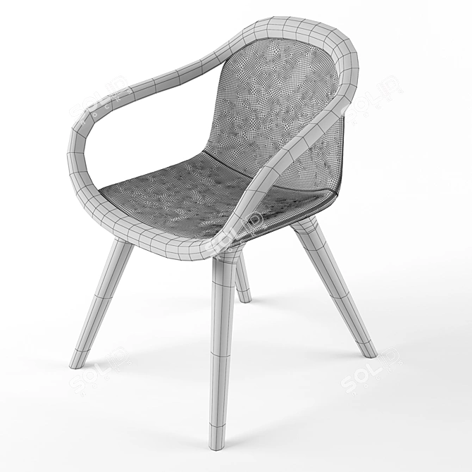 Ginevra Horm Italia Chair: Sleek Design, Maximum Comfort 3D model image 5