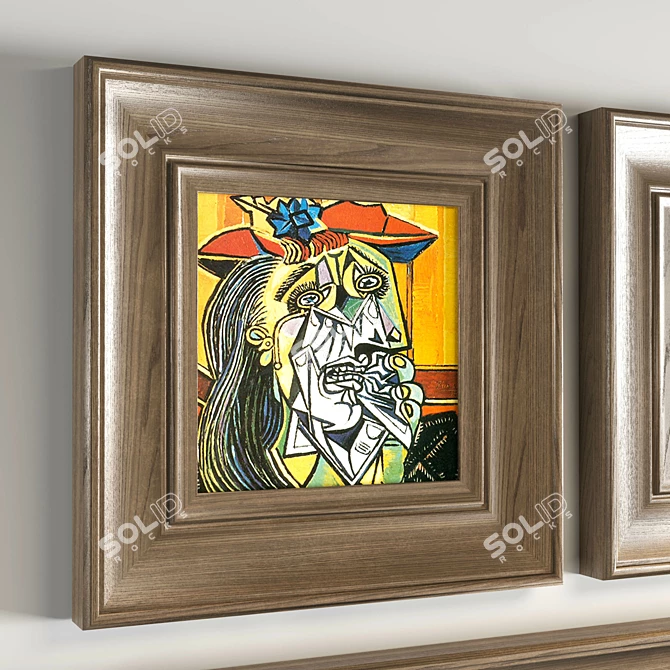 Picasso Art Frame Collection 3D model image 3
