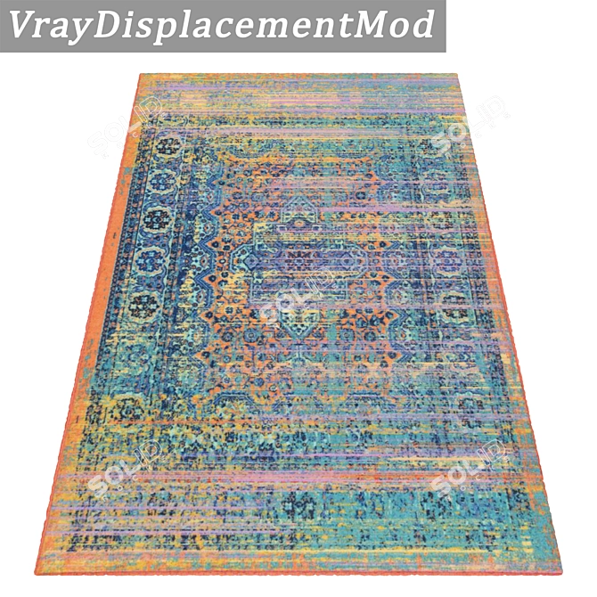 High-Quality Carpets Set 3D model image 3