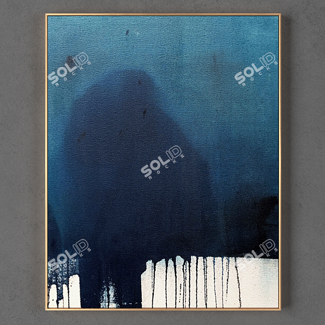 Modern Art Frames: Collection of 1, 2400x2400px Textures 3D model image 1