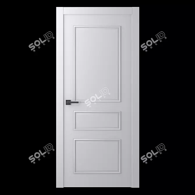 Belwooddoors Lamira 3: Elegant Interior Door 3D model image 1