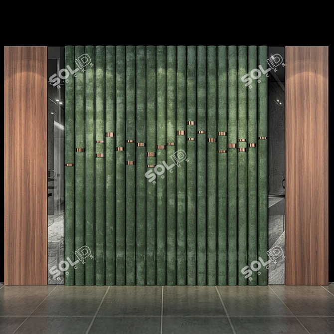 Studia 54 Wall Panel: Sleek Elegance 3D model image 1