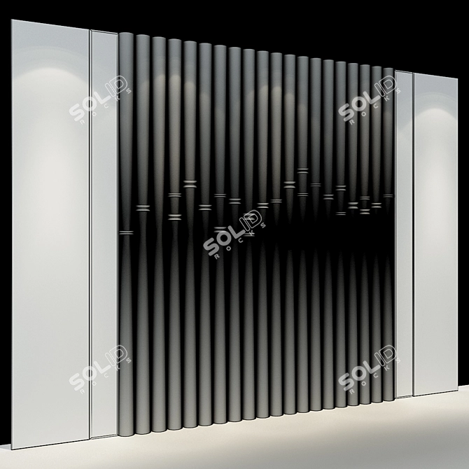 Studia 54 Wall Panel: Sleek Elegance 3D model image 3