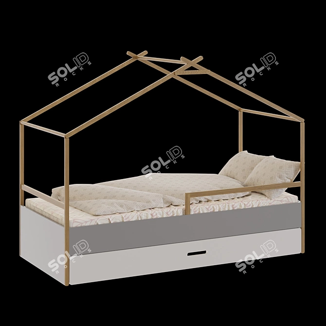 Cosy Retreat Teepee Tent 3D model image 1