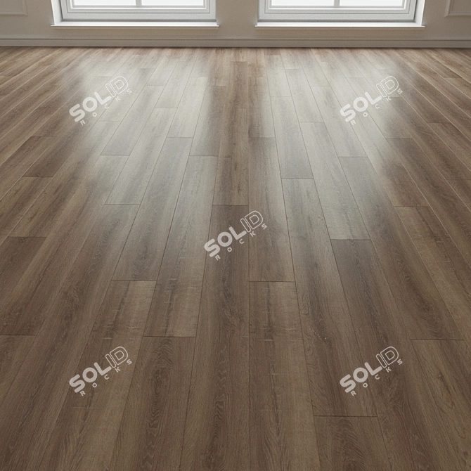 Oak Freeride Laminate Parquet 3D model image 3