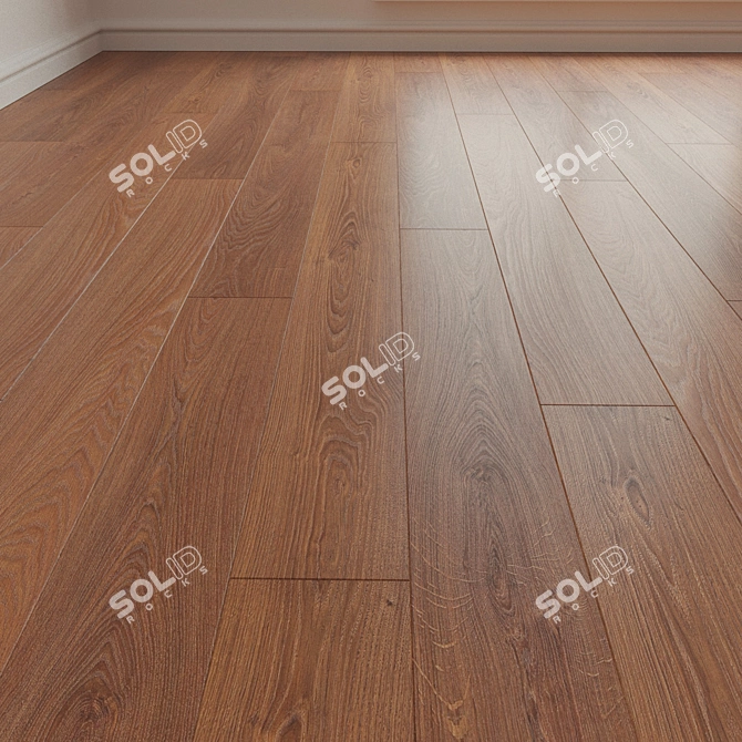 Tobacco Sherwood Oak Laminate 3D model image 1