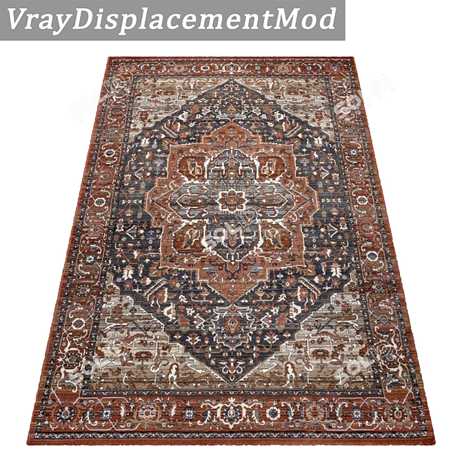 Title: Premium Quality Carpet Set 3D model image 3