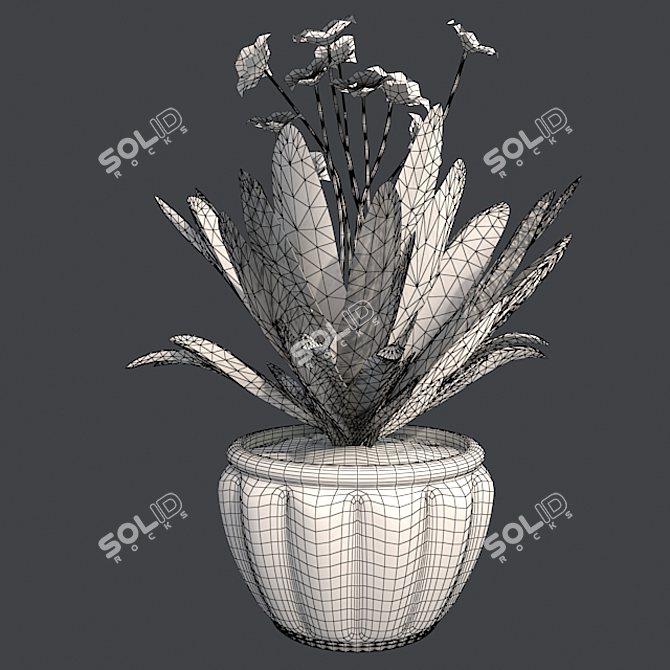 Cinnamon Fern: Potted Beauty 3D model image 5