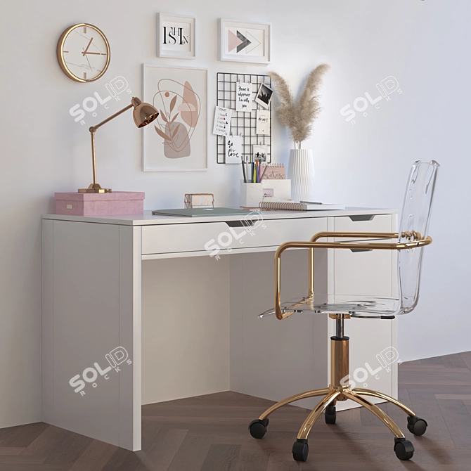 Transform Your Workspace with Rhys 3D model image 1