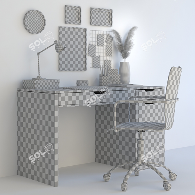 Transform Your Workspace with Rhys 3D model image 4