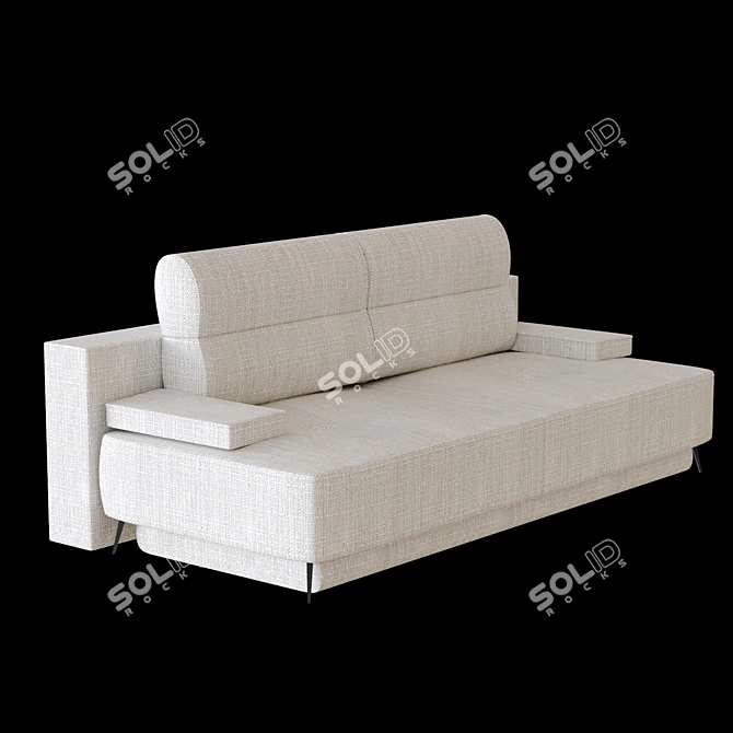 Royal Bed Vela Wersal - 142x200 cm 3D model image 1