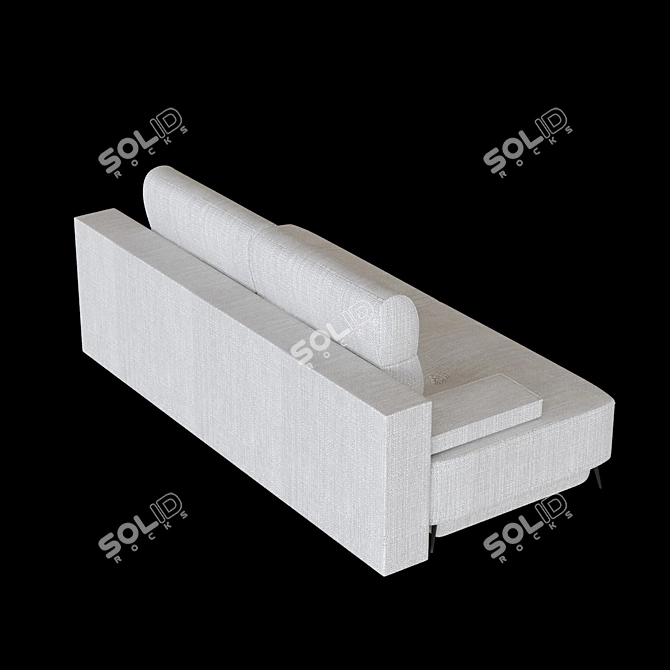 Royal Bed Vela Wersal - 142x200 cm 3D model image 3