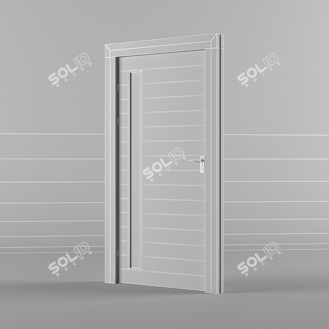 V-Ray Compatible Entrance Door 3D model image 3