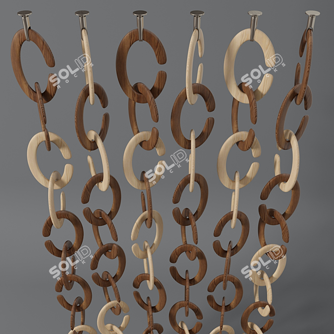 Cozy Modular Decorative Partition 3D model image 7