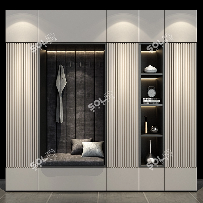 Elegant Furniture Set: Composition 132 3D model image 1