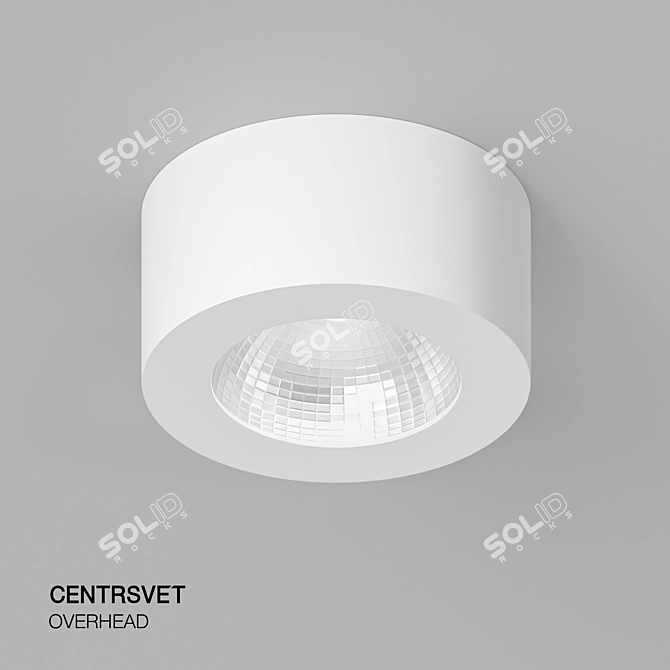 Compact LED Downlight 3D model image 1