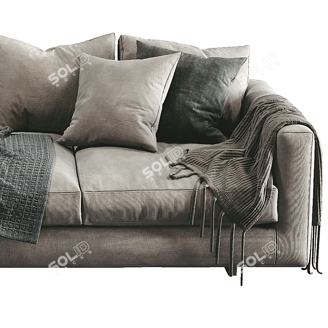 Luxury Malibu Sofa 3D model image 3