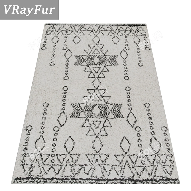 Title: Luxury Carpets Set 3D model image 2