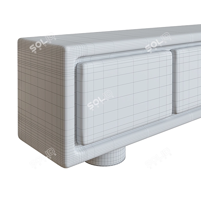 Luxury Kelly Wearstler COLINA Credenza 3D model image 3