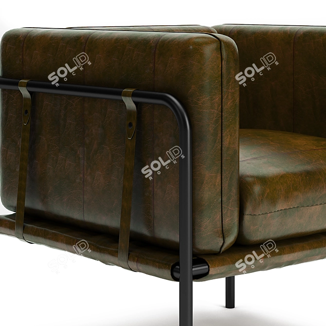 Modern V-Ray Chair 2: Stylish and Versatile 3D model image 3