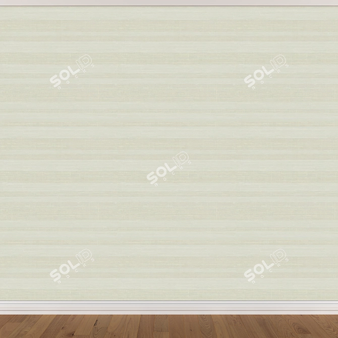 Title: Seamless Wallpaper Set - 3 Colors 3D model image 4