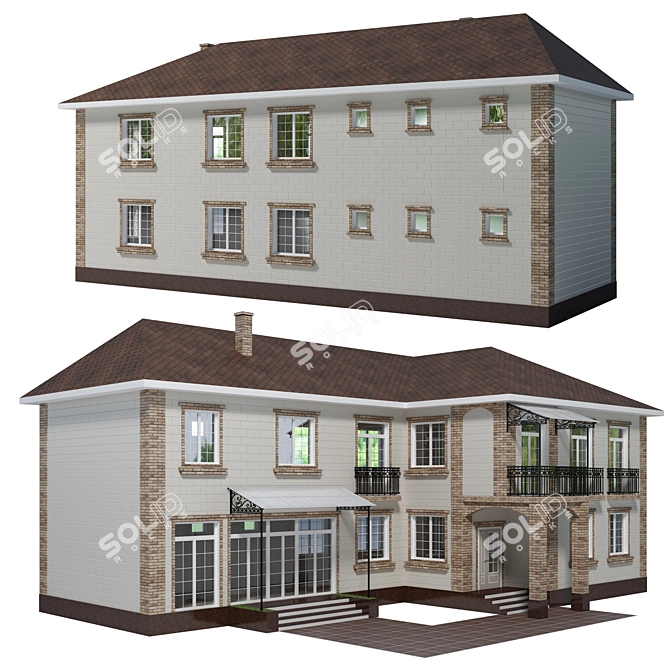 Spacious Private Residence 3D model image 2