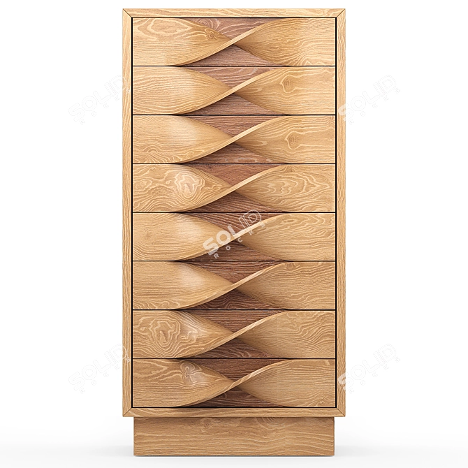 Modern Foldable Cupboard | 2025mm x 760mm x 1000mm 3D model image 2