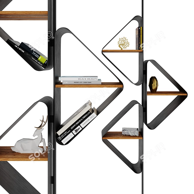 Spinnaker Italia: Versatile Hanging or Ceiling Mount Shelf 3D model image 2