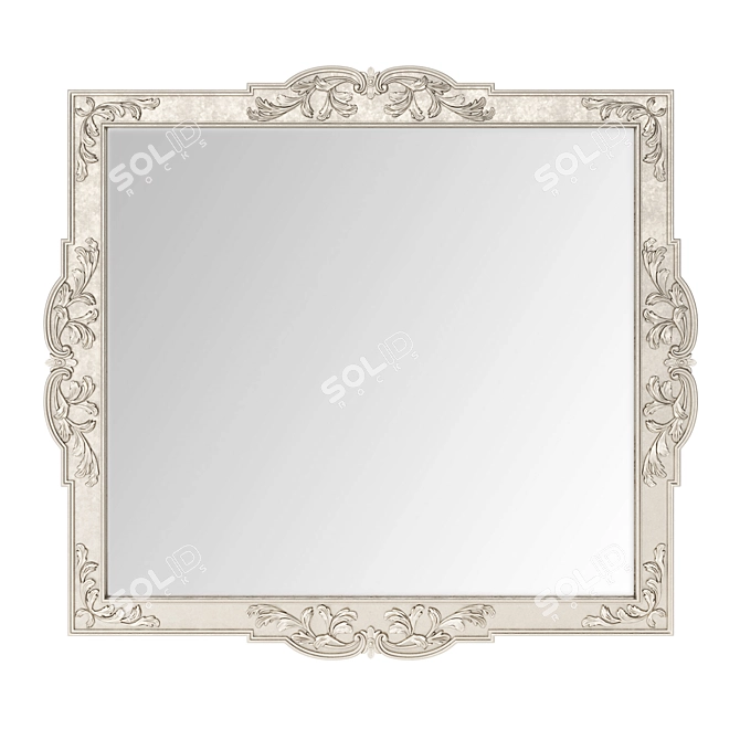 Nicolet Handcrafted Mirror by Romano Home 3D model image 2