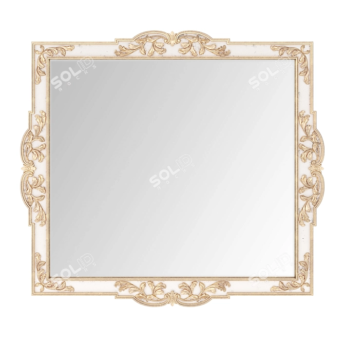 Nicolet Handcrafted Mirror by Romano Home 3D model image 3