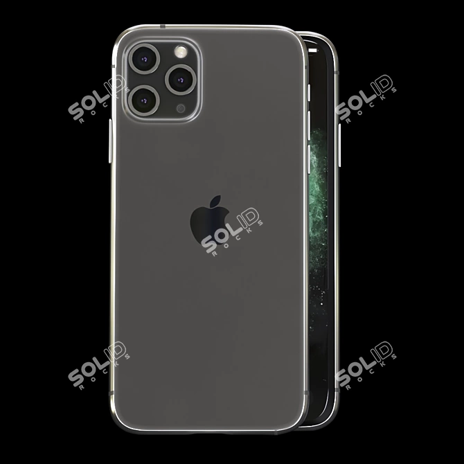 Ultimate Apple iPhone 11 Pro Max 3D model image 2