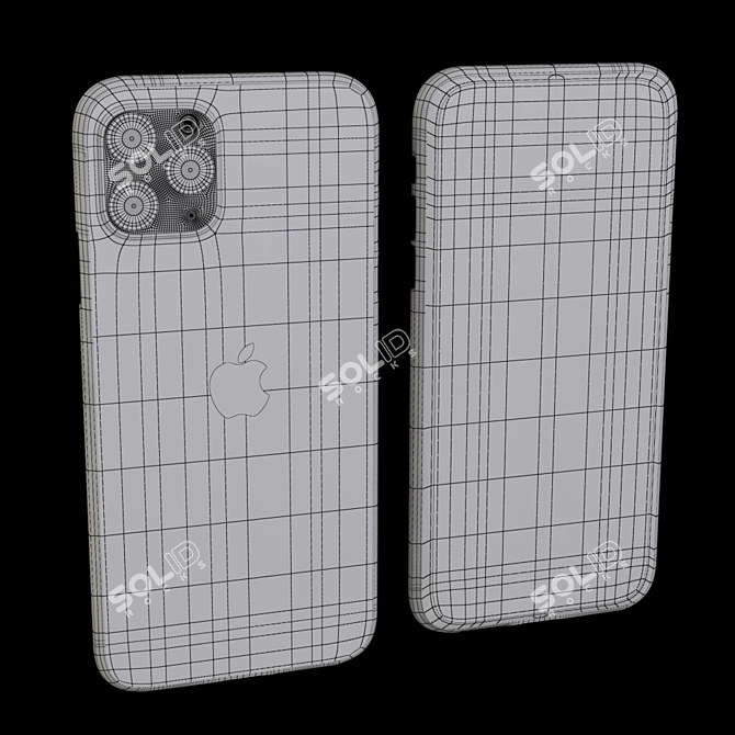 Ultimate Apple iPhone 11 Pro Max 3D model image 5