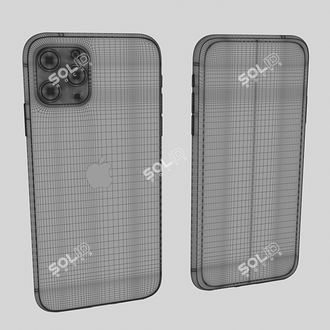 Ultimate Apple iPhone 11 Pro Max 3D model image 6