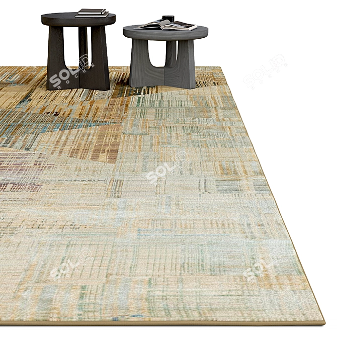 Elegant Archive Collection: No. 111 Carpet 3D model image 2