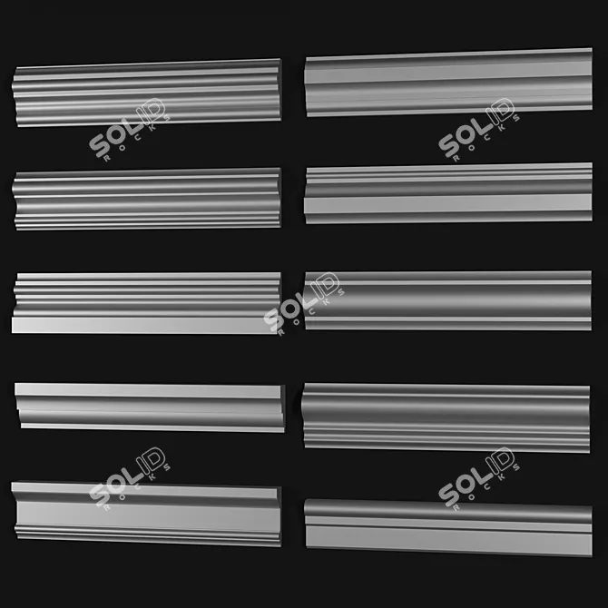 Orac Cornice Collection | 10 Unique Moldings 3D model image 15