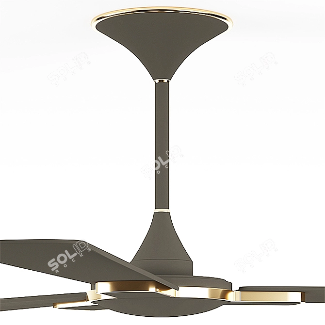 Havells Enticer: Luxury Ceiling Fan 3D model image 2