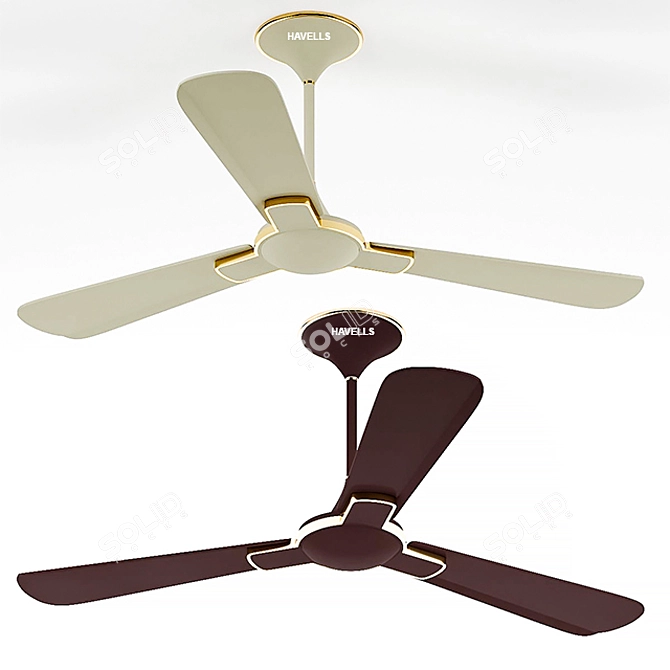 Havells Enticer: Luxury Ceiling Fan 3D model image 5