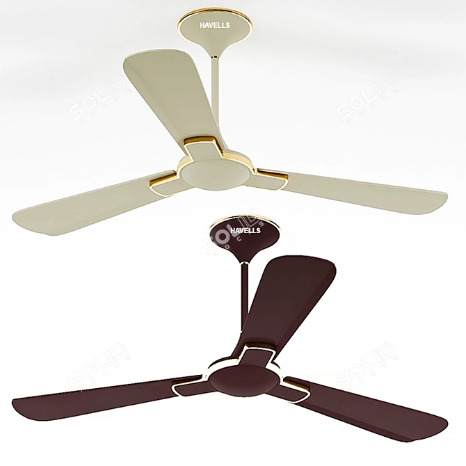 Havells Enticer: Luxury Ceiling Fan 3D model image 6