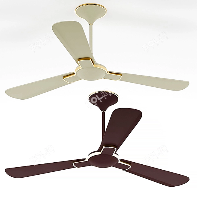 Havells Enticer: Luxury Ceiling Fan 3D model image 10