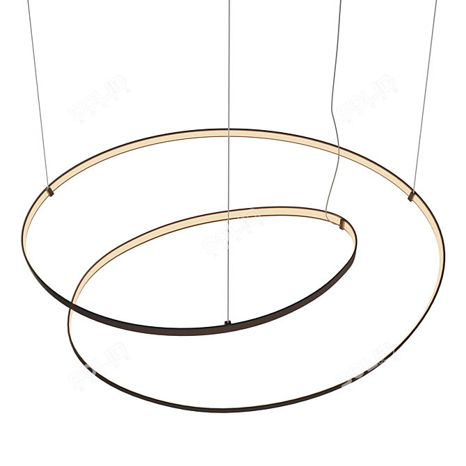 Heaven Sattelan Italia: Elegant Height-Adjustable Desk 3D model image 2