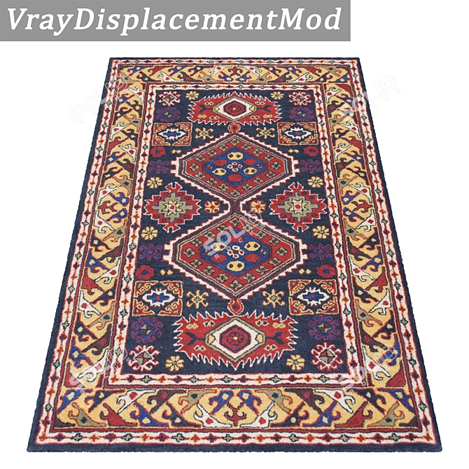 Versatile High-Quality Carpet Set 3D model image 3