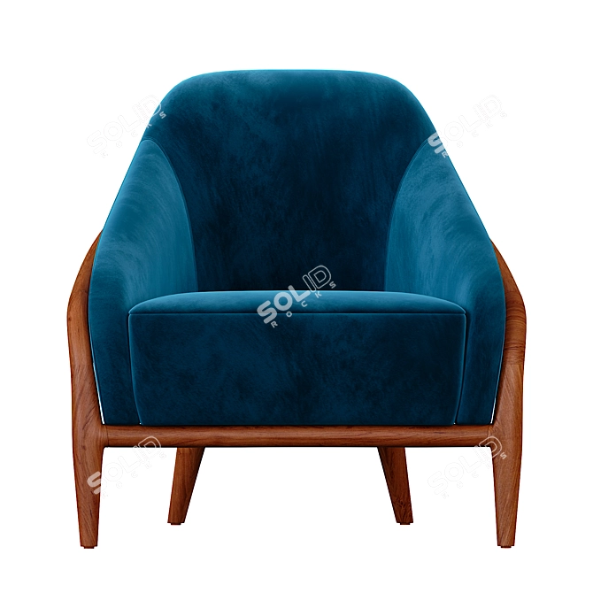 Adele Armchair: Stylish Comfort for your Home 3D model image 2