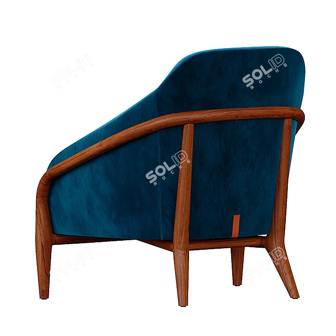 Adele Armchair: Stylish Comfort for your Home 3D model image 3
