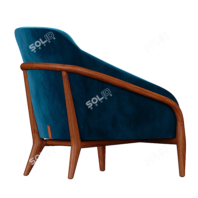 Adele Armchair: Stylish Comfort for your Home 3D model image 4