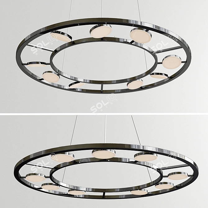 Elegant Maytoni Fad Chandelier 3D model image 1