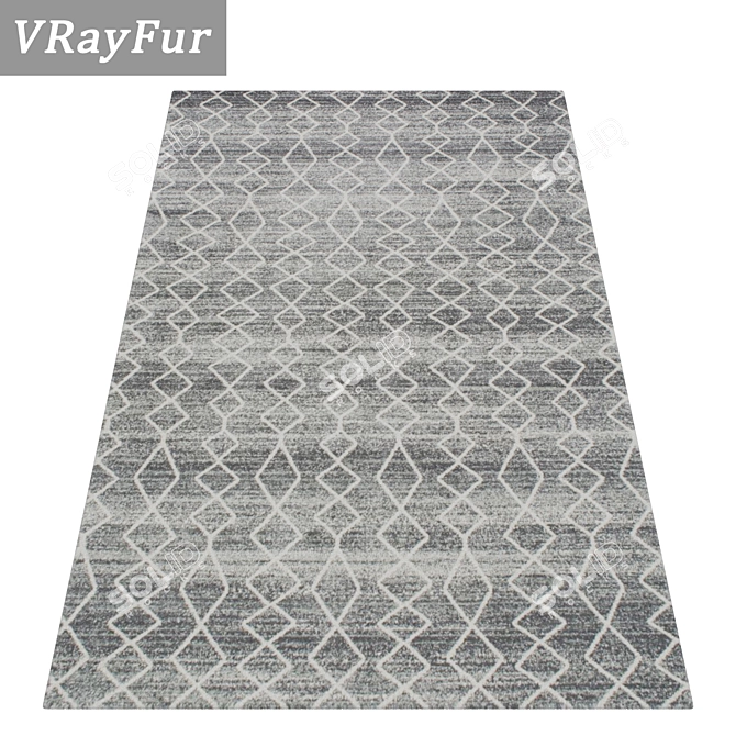 Luxury Carpet Set: High-Quality Textures - 3 Variations 3D model image 2